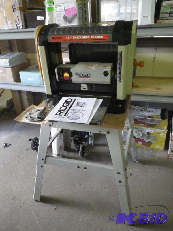 Rigid 13&quot Planer, like new condition wit...