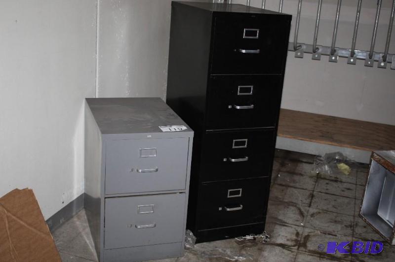 (2) Filing cabinets (1) is 18&quotx26.5&quot...