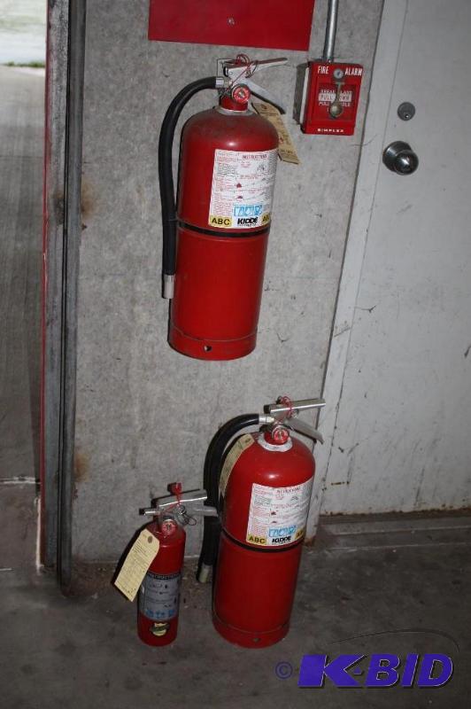 Various fire extinguishers&nbsp...