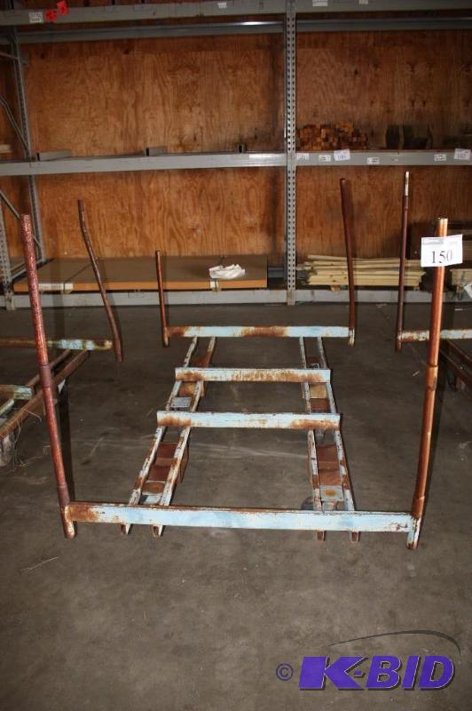 Metal Lumber Cart 7x45&quot...