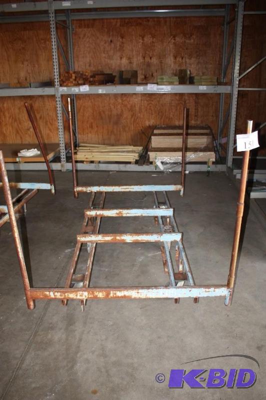 Metal Lumber Cart 7x45&quot...