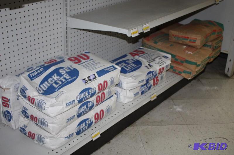 (6) Bags proform, (5) bags sheetrock...