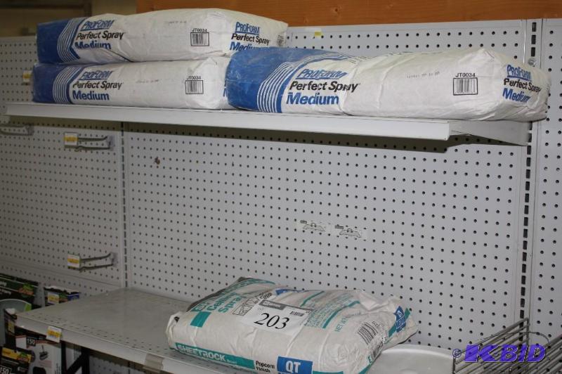 Bags of ceiling spray texture popcorn finish ...