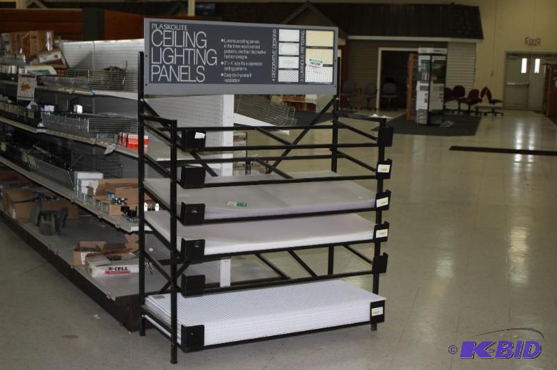 Metal display 51&quotx24&quotx69&quot incl...