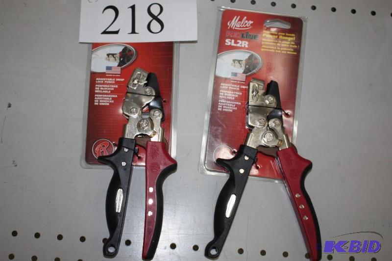 (2) Malco&nbspredline SL2R&nbsplock punches...