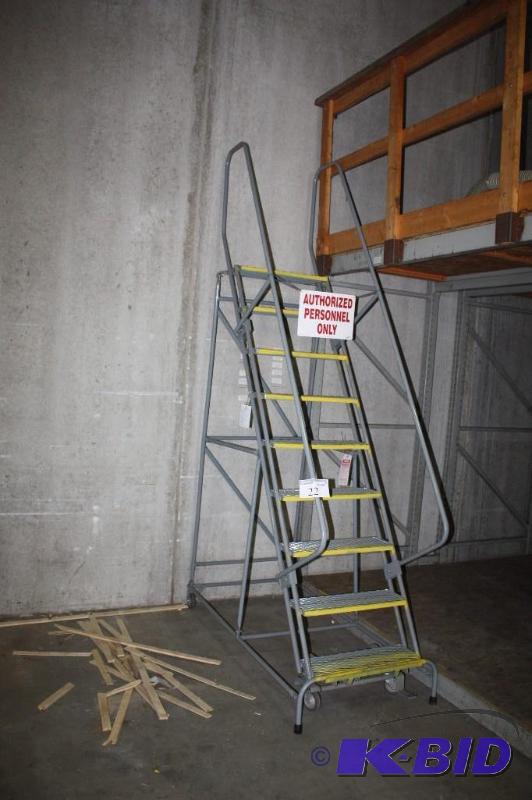 Commercial grade steel staircase assembly...