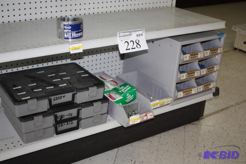 A collection of various bolts, screws and con...