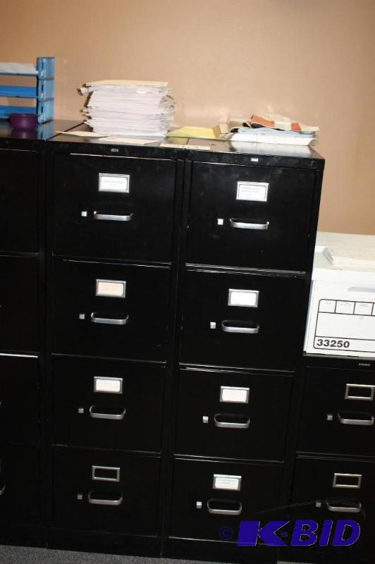 (2) Filing cabinets 18&quotx26&quotx52&quot...