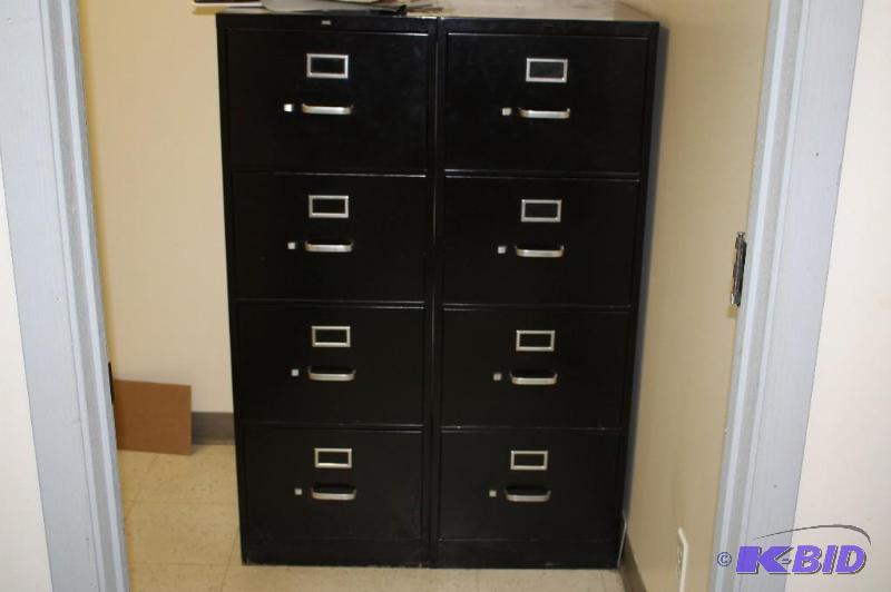 (2) Filing cabinets 18&quotx26.5&quotx52&qu...