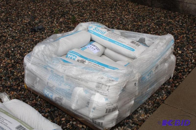 (21) bags of dried sand in a tube...