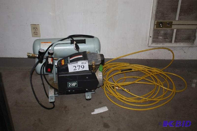 Hitachi Koki brand 2HP air compressor, 120 Vo...