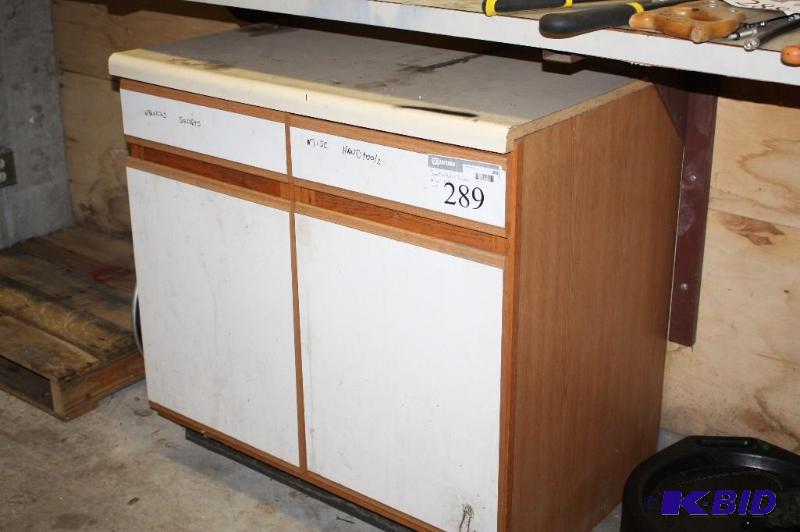 Wood cabinet 36&quotx25&quotx36&quot, vari...