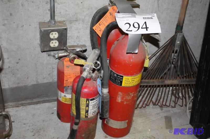 (4) Fire extinguishers&nbsp...