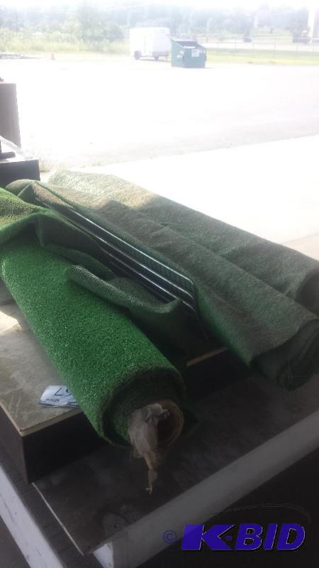 Lot of (2) Partial Rolls of Green Indoor  Ou...