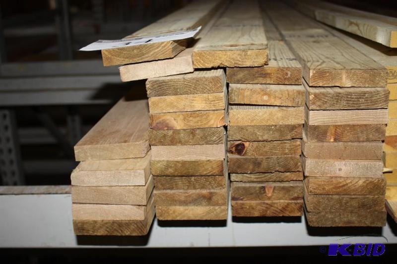 (35) 1x4x12 Treated Lumber...