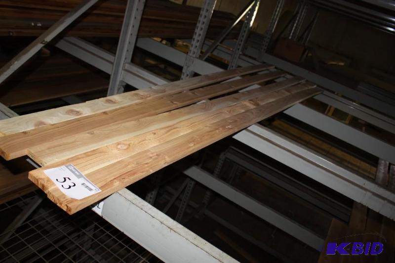 (5) 1x4x10 Cedar Boards...