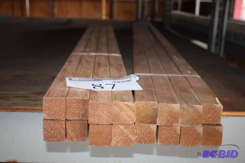 (16) 2x2x8 Cedar...