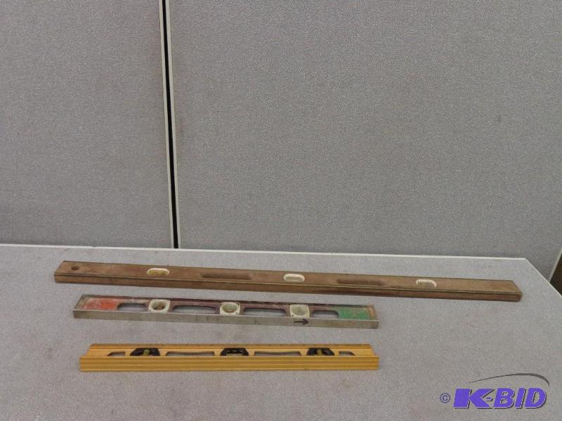 Lot of 3 Levels (1) Wooden wMetal Trim 4 St...