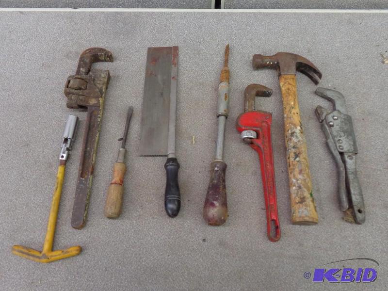 Assorted Tools Award 10&quot Pipe Wrench SW ...