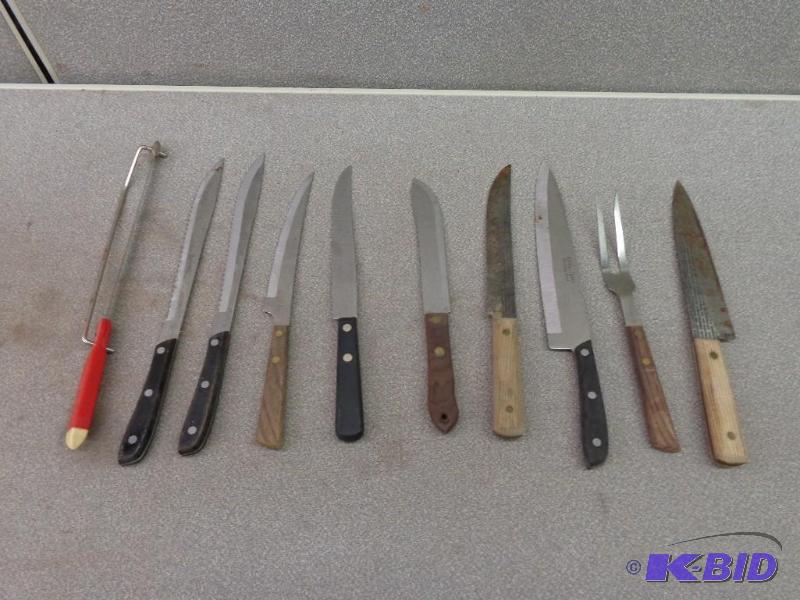 Kitchen Knives and Fork All Width Bread Slice...