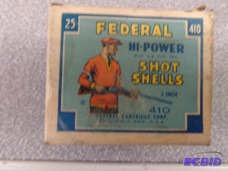 Assorted Ammunition Box with 5 3&quot .410 S...
