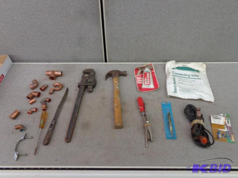 Connecting Tube, Hammer, Pipe Wrenches and Mo...