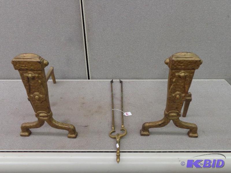 Cast Iron Fire Place Front Set wWood Grappin...