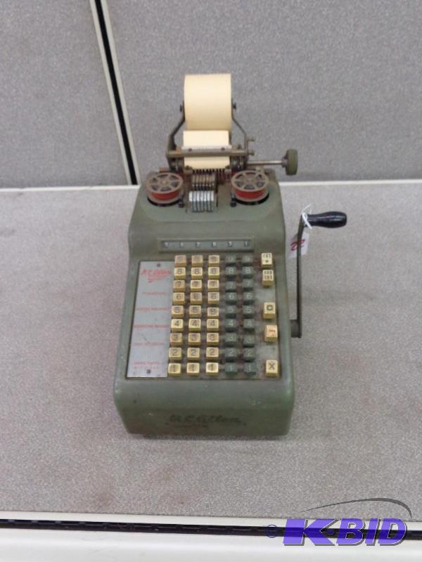 RC Allen Business Machines Adding Machine Met...