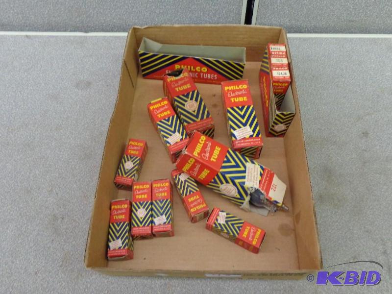 Phil Co. Electronic Tubes Assorted 12BR7, 1S5...