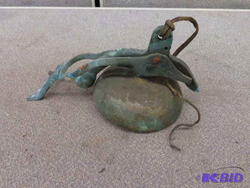 Antique Copper Door Knocker 4.5&quot Diamete...