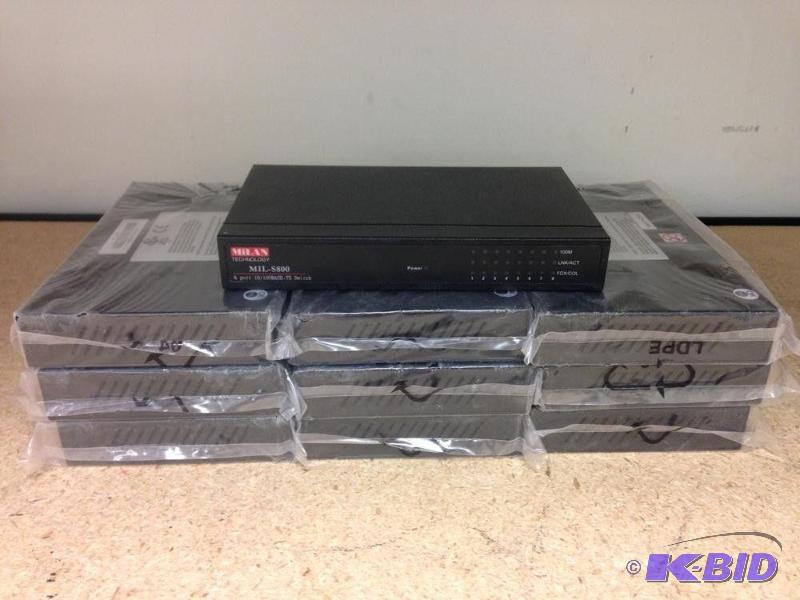 lot 18 image: Bulk Lot of (10) NEW Milan Technology MIL-S80...