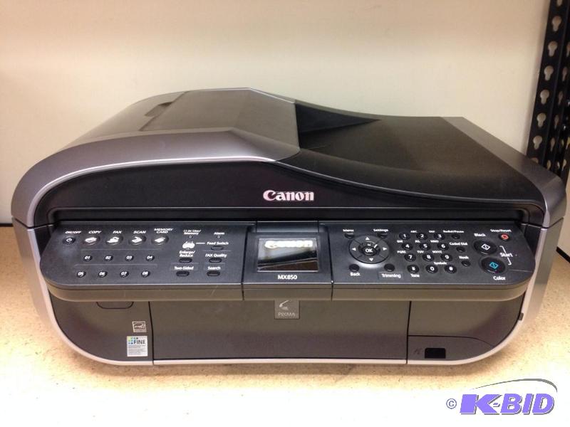 lot 9 image: Canon PIXMA All-in-One Color Inkjet Printer, ...