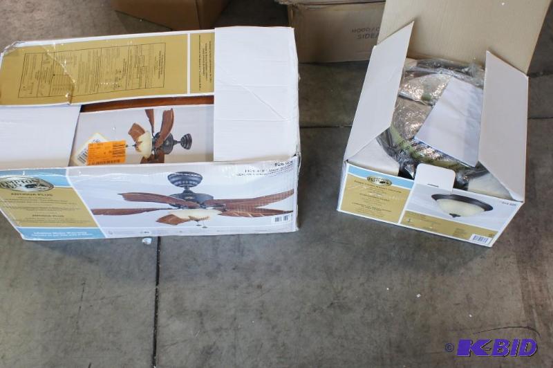 Hampton Bay Ceiling Fan. 56&quot Antigua Plu...