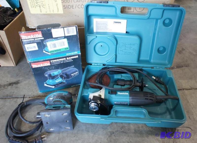 Makita Finishing Sander Mod# B04556 and Makit...