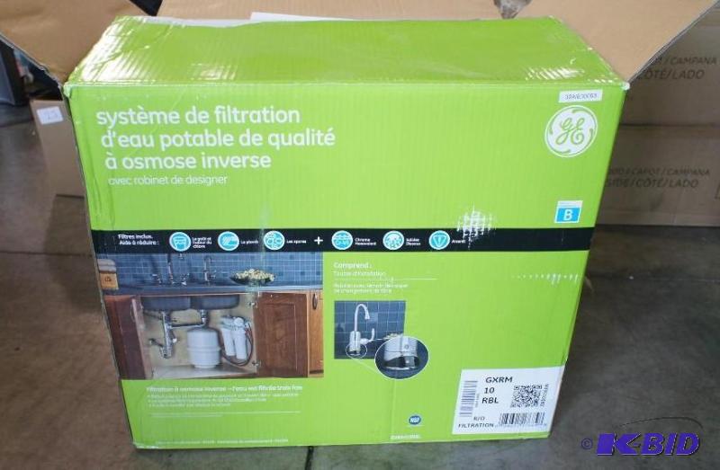 GE Reverse Osmosis Water Filtration System. M...