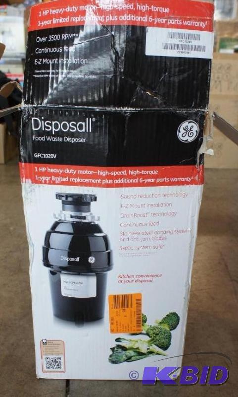 GE Disposal. Mod#GFC1020V. No cord included. ...