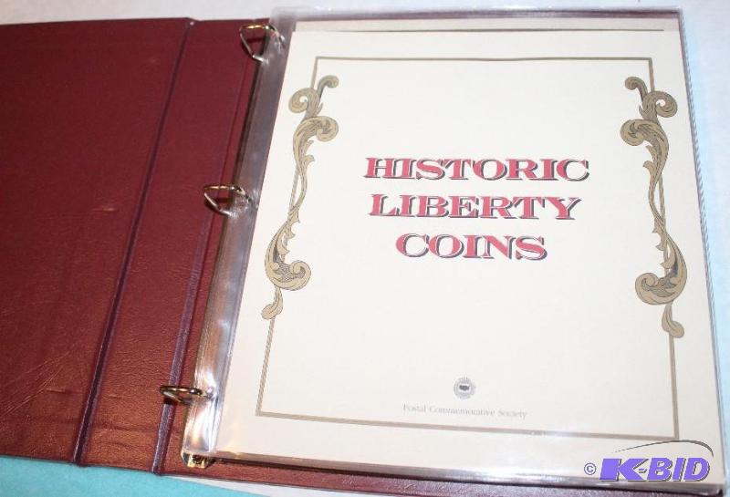 Historic Liberty Coins and Stamps Lot Includi...