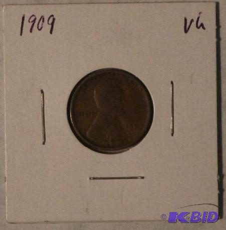 1909 Lincoln Wheat Ears One-Cent...