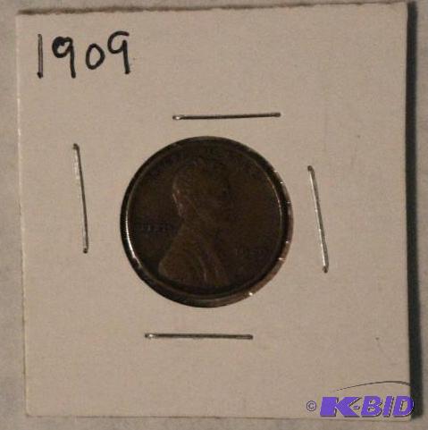 1909 Lincoln Wheat Ears One-Cent...