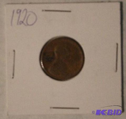 1920 Lincoln Wheat Ears One-Cent...