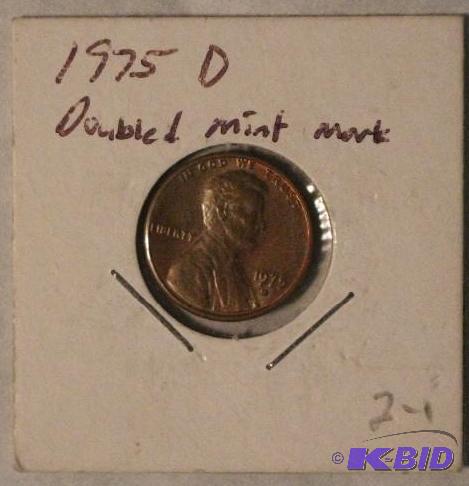 1975 D LincolnMemorial One-Cent (Error Doub...