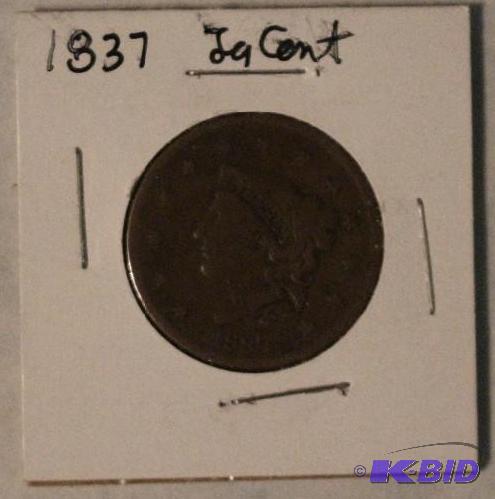 1837 Matron Head One-Cent&nbsp...
