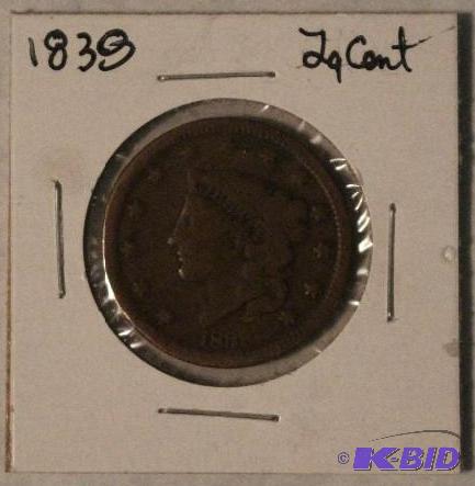 1838 Matron Head One-Cent...
