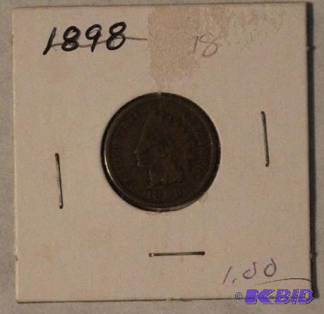1898 Indian Head One-Cent&nbsp...