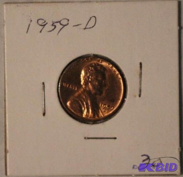1959 D LincolnMemorial One-Cent...