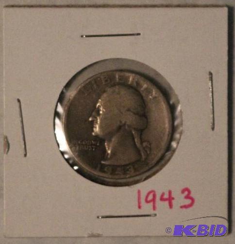 1943 Washington Quarter Dollar...