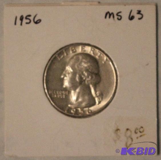 1956 Washington Quarter Dollar...