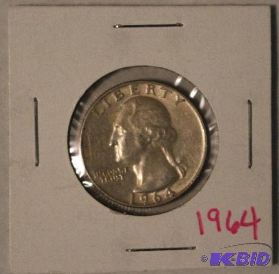 1964 Washington Quarter Dollar...
