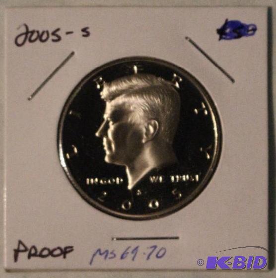 2005 S Proof Kennedy Half Dollar...