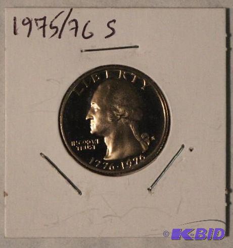 1776-1976 S Bicentennial Washington Quarter D...